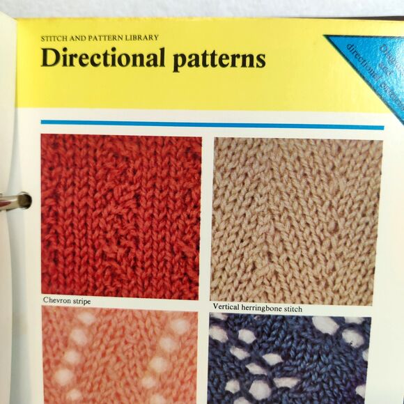 Vintage 1982 "The Knitting Collection" Binder 3" Patterns By Golden Press - Picture 8 of 16